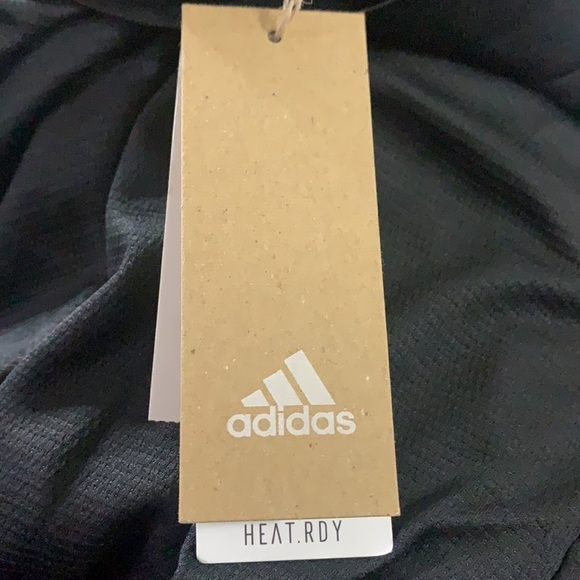Adidas New With Tags FREELIFT TENNIS POLO SHIRT HEAT.RDY Black Size Medium - Picture 6 of 13